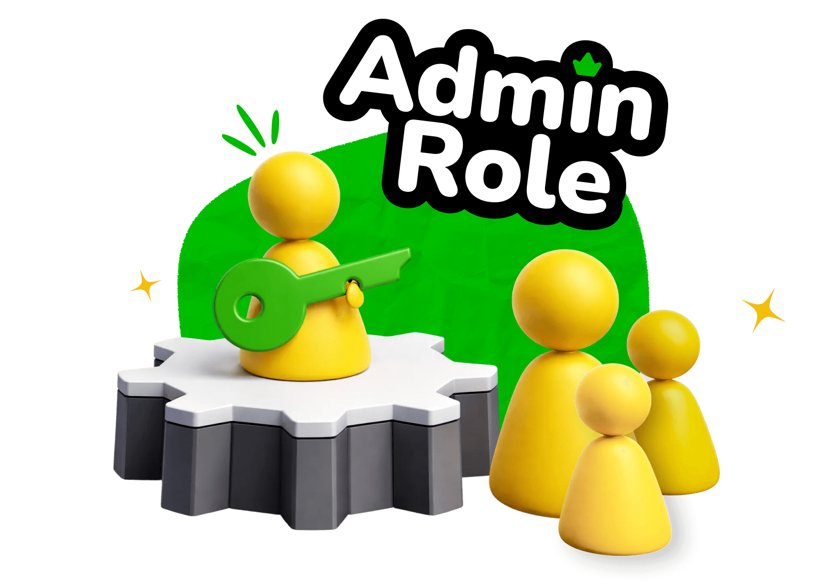 Illustration of Admin role on Ente Photos
