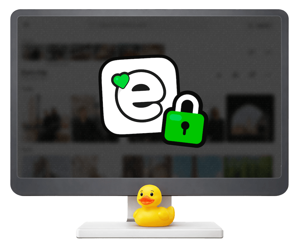 Illustration of App Lock on Ente Photos desktop