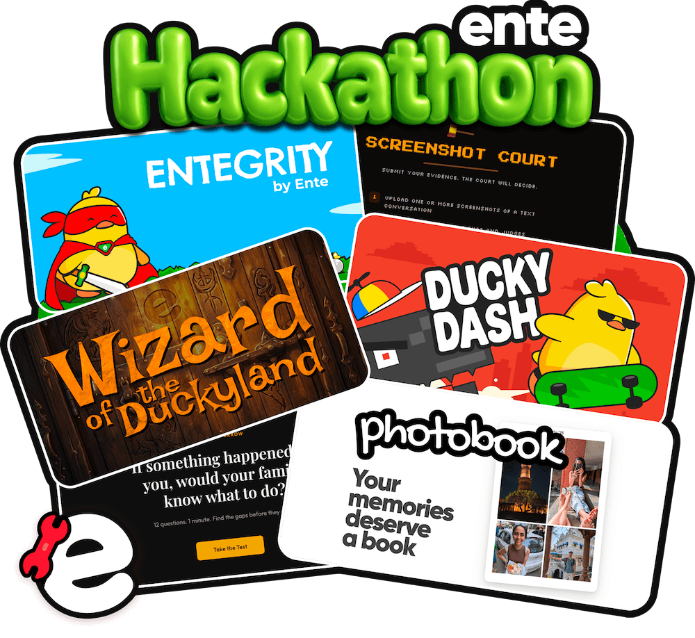 Illustration of Ente's second hackathon