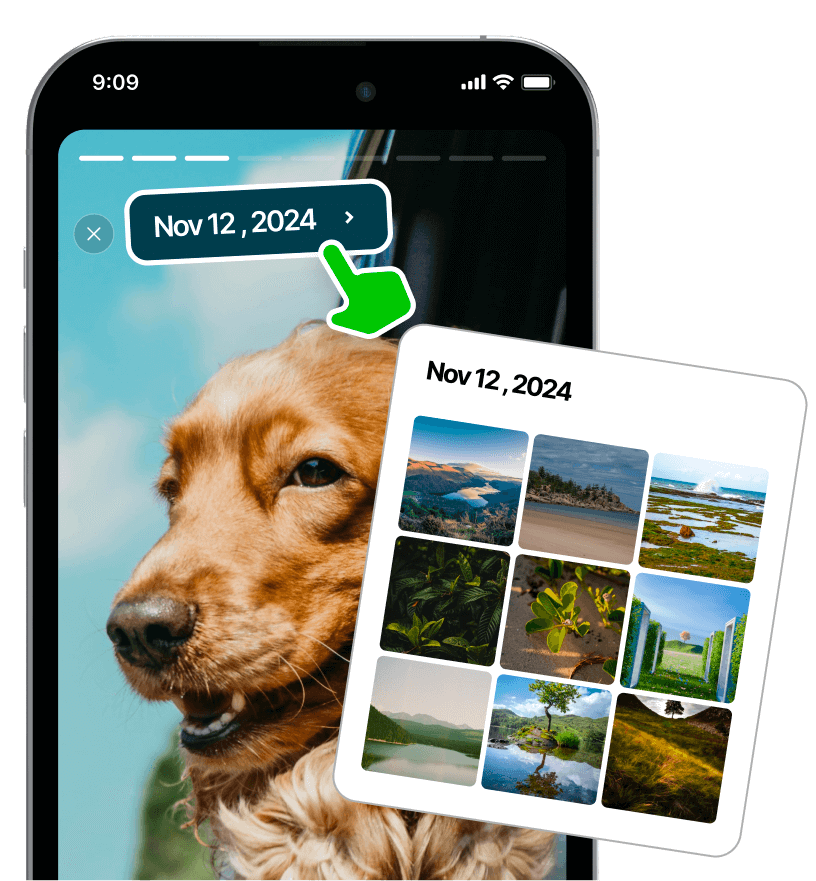 Jump to date feature