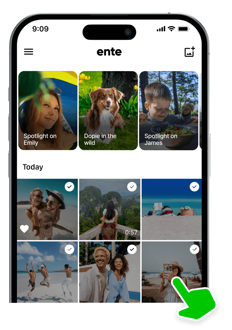Swipe to Select feature